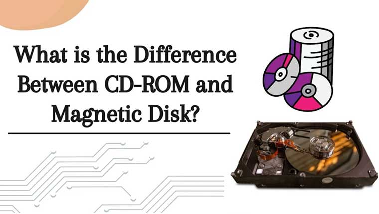 What is the Difference between CD-ROM and Magnetic Disk?