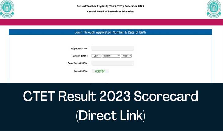 CTET Result 2023